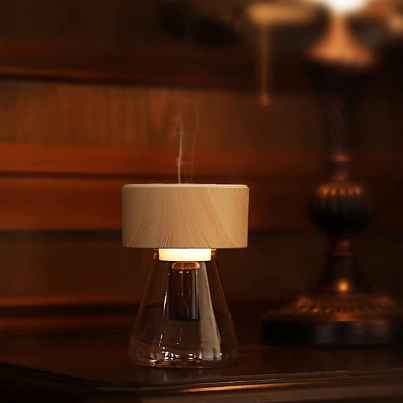 Twilight Aromatherapy Diffuser - Nebulizing Technology for Essential Oils, Optional LED Light, Waterless, Super Quiet, Portable, Battery Operated