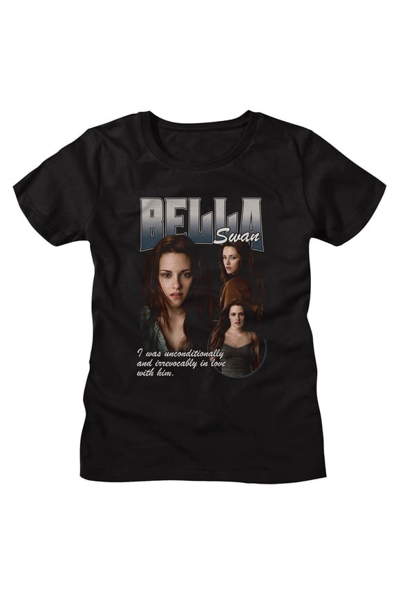 Twilight Bella Irrevocably In Love Black Women's T-Shirt S