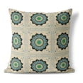 thumbnail image 1 of Twilight Blossom Indoor/Outdoor Pillow with Removable Cover in Beige 20x20, 1 of 6