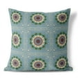 thumbnail image 1 of Twilight Blossom Indoor/Outdoor Pillow with Removable Cover in Black 16x16, 1 of 4