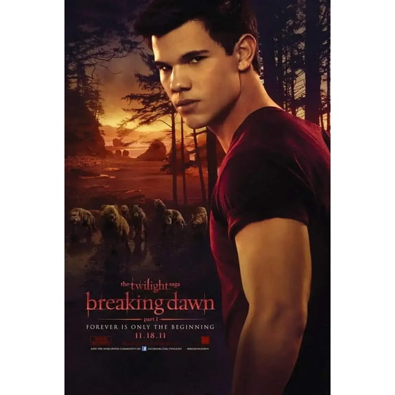 Twilight Breaking Dawn 2011 SDCC Jacob mini movie poster