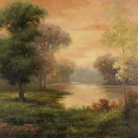 Twilight Canvas Art - Pierre (24 x 24)