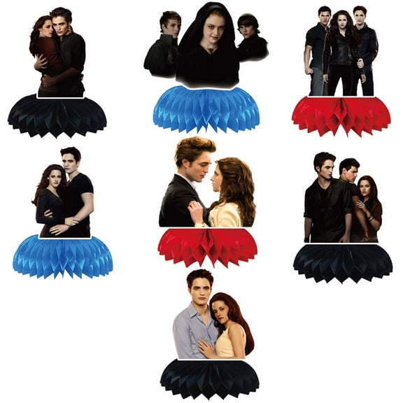 Twilight Centerpieces Honeycomb Table Toppers Decorations for Photo Props Birthday Party Decor Supplies