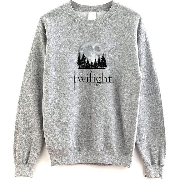 Twilight Crewneck Sweatshirt - Vintage Moon Forks Sweater, Movie Lovers Sweatshirt