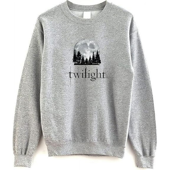 Twilight Crewneck Sweatshirt - Vintage Moon Forks Sweater, Movie Lovers Sweatshirt