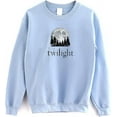 thumbnail image 1 of Twilight Crewneck Sweatshirt - Vintage Moon Forks Sweater, Movie Lovers Sweatshirt, 1 of 6