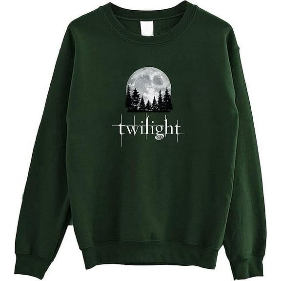 Twilight Crewneck Sweatshirt - Vintage Moon Forks Sweater, Movie Lovers Sweatshirt
