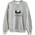 thumbnail image 1 of Twilight Crewneck Sweatshirt - Vintage Moon Forks Sweater, Movie Lovers Sweatshirt, 1 of 6