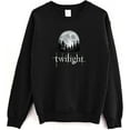 thumbnail image 1 of Twilight Crewneck Sweatshirt - Vintage Moon Forks Sweater, Movie Lovers Sweatshirt, 1 of 6