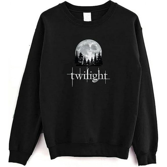 Twilight Crewneck Sweatshirt - Vintage Moon Forks Sweater, Movie Lovers Sweatshirt