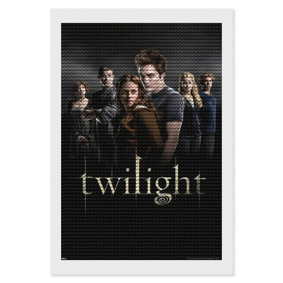 Twilight Diamond Art Kits for Adults 5D Diamond Art Kit Paint by Number for Beginners, DIY Paint with Round Full Drill Diamonds Paintings Gem Art for Home Wall Decor Gift 12x16