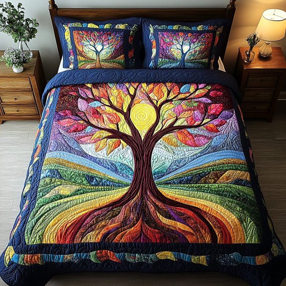Twilight Dreams 3-Piece Quilted Bedding Set BTO1310524