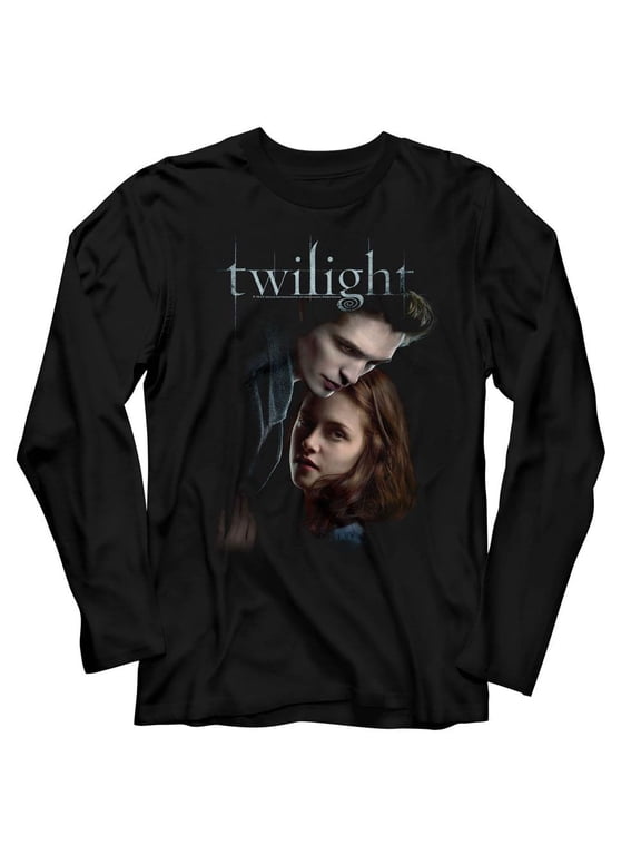 Twilight Ed And Bella Black Adult L/S Tshirt M