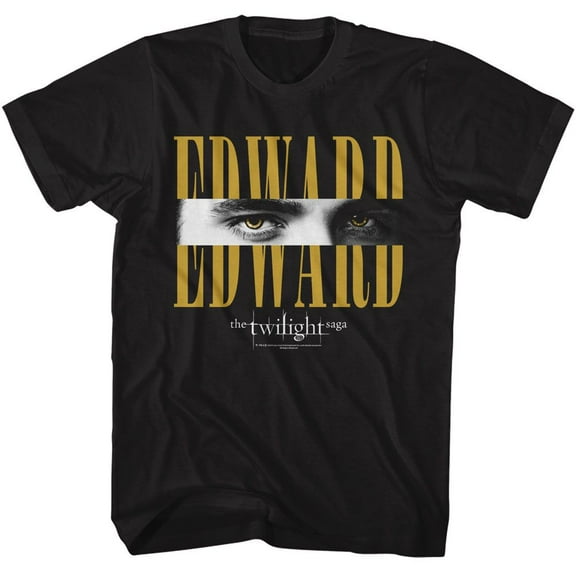 Twilight Edward Eyes Black Adult T-Shirt 4Xl
