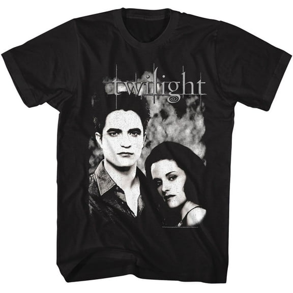 Twilight Edward and Bella Black Adult T-Shirt