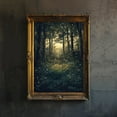 thumbnail image 1 of Twilight Fairy Ring with Fireflies Art Print Cottagecore Decor Whimsical Woodland Wall Art Vintage Nature Poster for Cozy Homes and Forest - Poster Unframed, 1 of 3