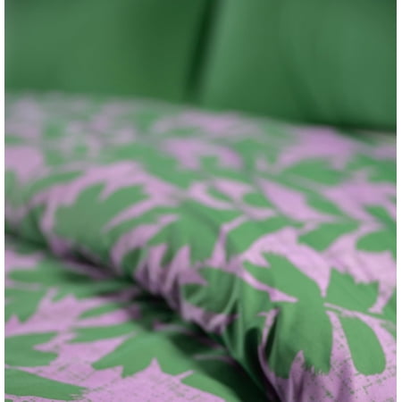 Twilight Forest-Recycled Plastic/Sustainable Cotton Twin Duvet Cover Set Including 1 Sham.Made in Green by Oeko-Tex.