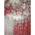 thumbnail image 1 of Twilight Grey/Red Area Rug - 8'6" x 11'6", 1 of 7