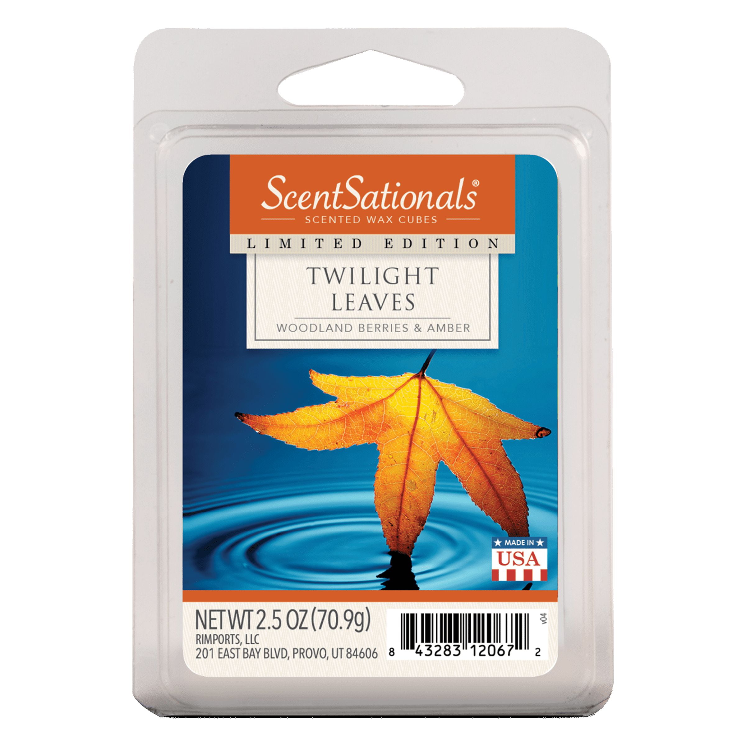 Twilight Leaves Scented Wax Melts, ScentSationals, 2.5 oz (1 Pack