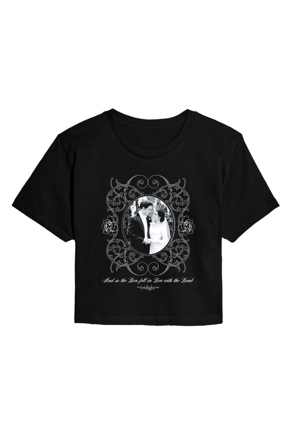 - Lion Love Lamb Cropped Graphic T-Shirt