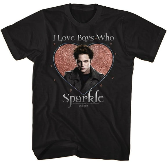 Twilight Love The Sparkle Black T-Shirt