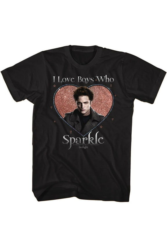 Twilight Love The Sparkle Black T-Shirt