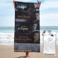 thumbnail image 1 of Twilight Microfiber Beach Towel, 27.5"x55" Oversized Sand Free Travel Towels Quick Dry Swimming Towel, Lightweight Camping Towel Super Absorbent Pool Towel for Vacation Essentials Gift, 1 of 7