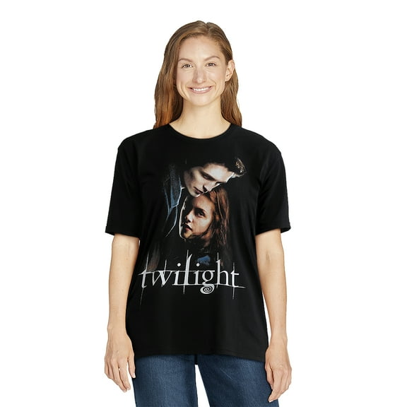 Twilight Movie Women’s Graphic Tee with Short Sleeves, Sizes XXS-XXL