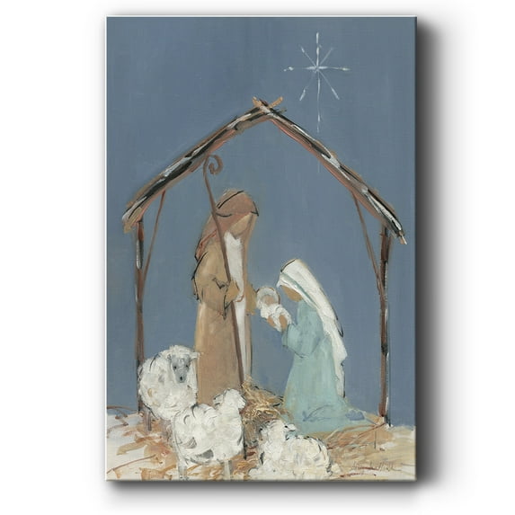 Twilight Nativity Family- Gallery Wrapped Canvas