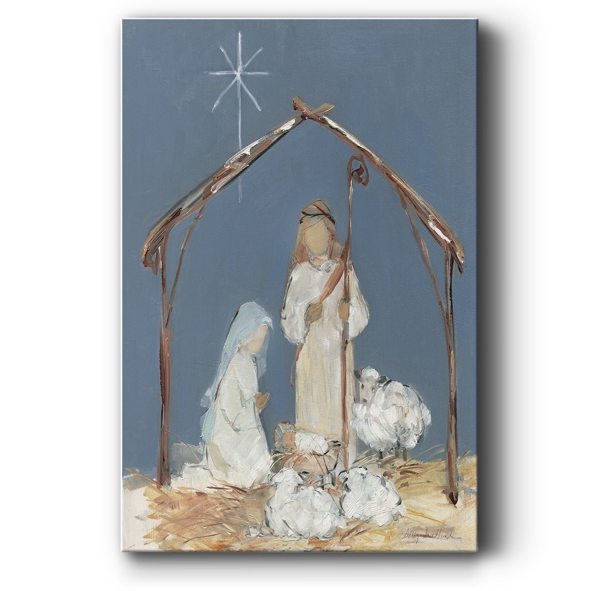 Twilight Nativity Prayer- Gallery Wrapped Canvas