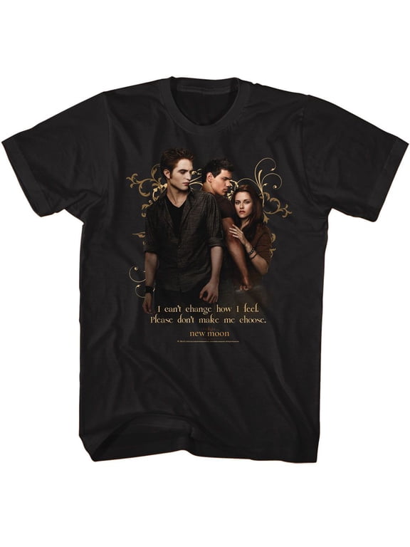 Twilight New Moon Poster Black T-Shirt