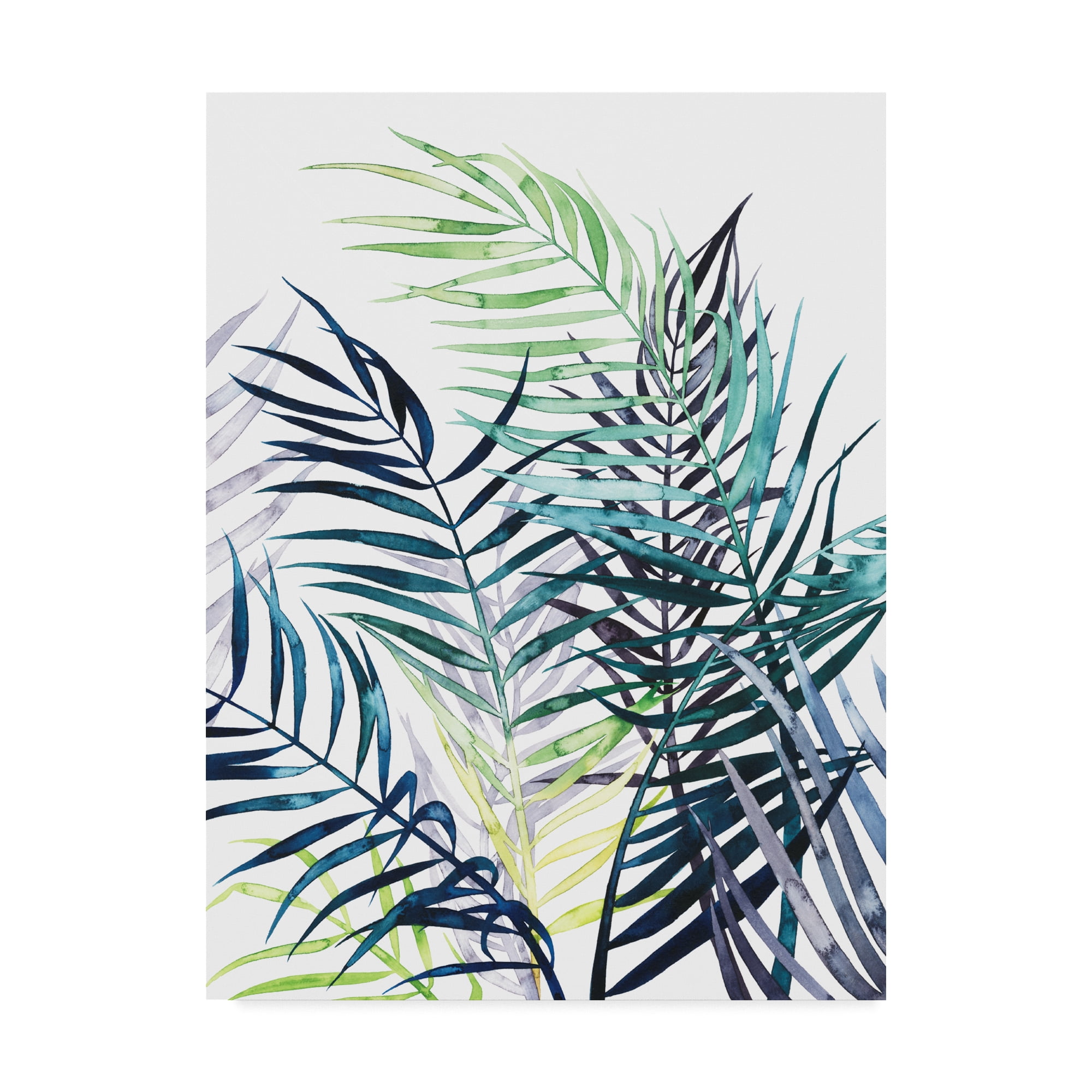 Twilight Palms I' Canvas Art by Grace Popp