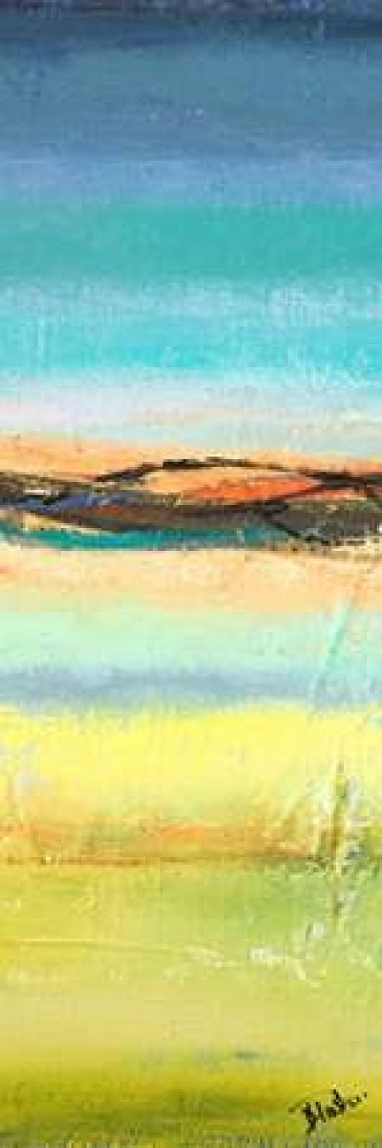 Twilight Panel I Canvas Art - Patricia Pinto (12 x 36)