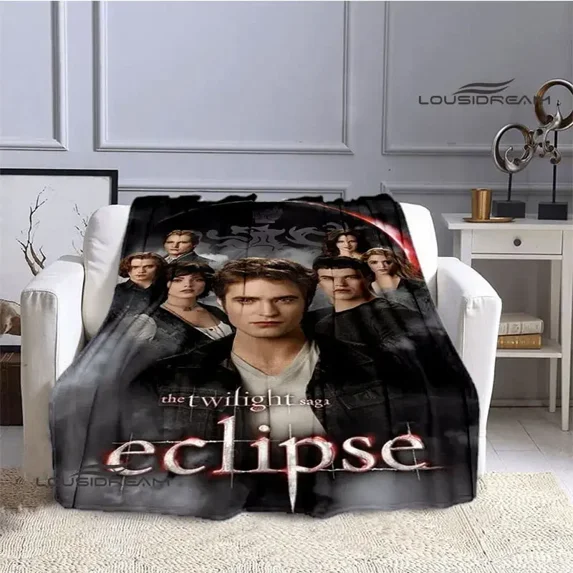 Twilight Print Soft Blanket, Flannel Twilight Blankets for Sofa Couch Bed, Gifts Lightweight Blankets for Women & Men 50 x 60 inches