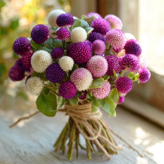 Twilight Purple Globe Amaranth 50 Seeds | Gomphrena, Long-Lasting Blooms