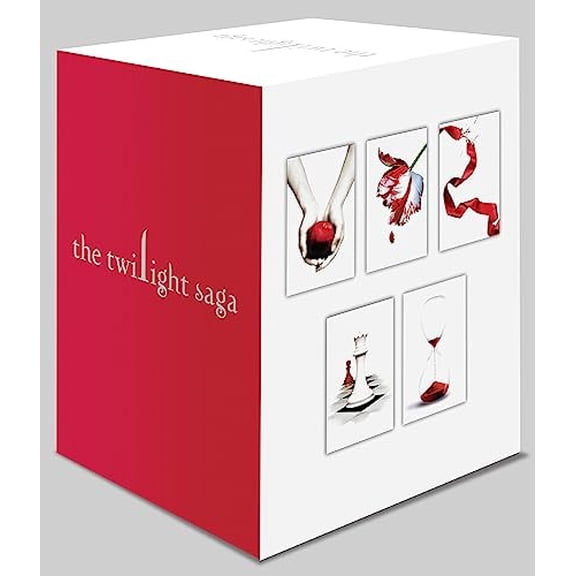 Pre-Owned Twilight Saga 5 Book Set White Cover (Paperback)