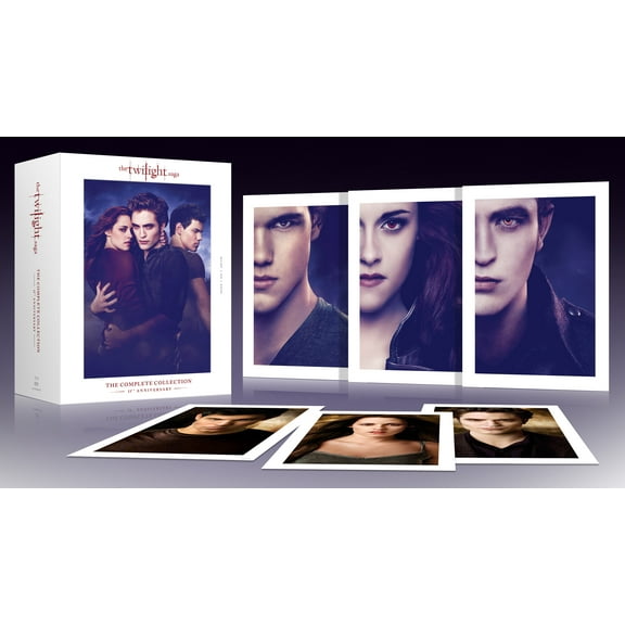 Twilight Saga 5 Movie Collection 15th Anniversary (Blu-ray + DVD)
