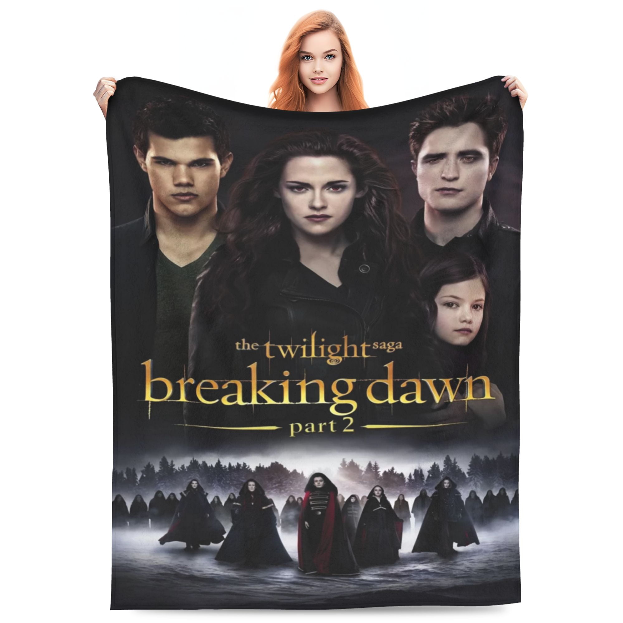 Twilight Saga Blanket, Super Soft Flannel Throw Blanket Plush