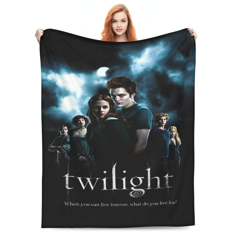 Twilight Saga Blanket Ultra Soft Comfortable Blankets Flannel Fits Couch Sofa Office Suitable for All Season 40x30In