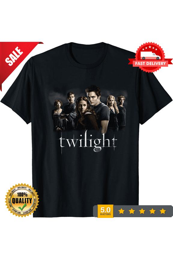 Twilight Saga Cast 2008 Movie T-Shirt Black Gift For Fans, LIMITED EDITION-TH65796