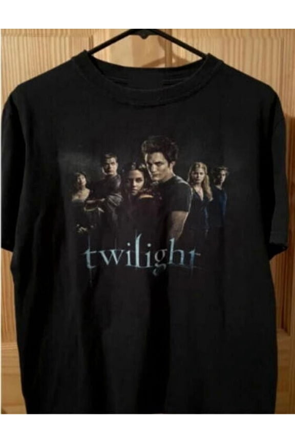 Twilight Saga Cast 2008 Movie T-Shirt Black Graphic Funny Gift For Men Women HOT