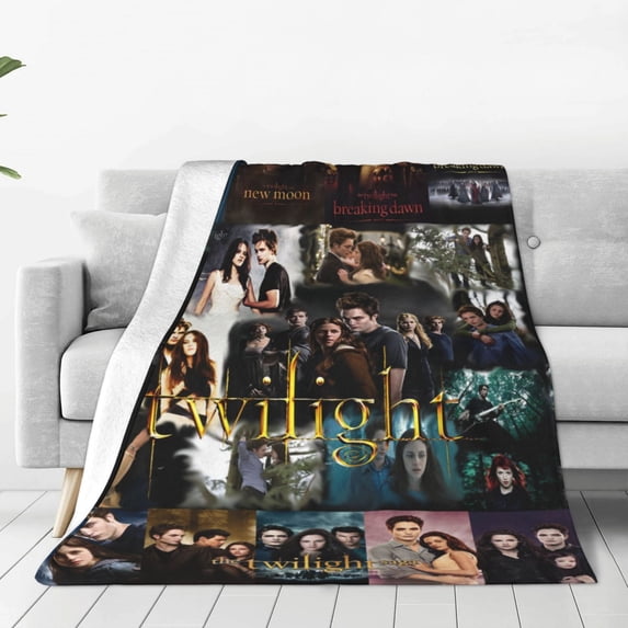 Twilight Saga Super Soft Throws Blanket Ultra Soft Flannel Fleece Lining For Toddlers, Boys And Girls Adult, Light And Comfortable Bed Blanket For Couch And Living Room 60"X50"