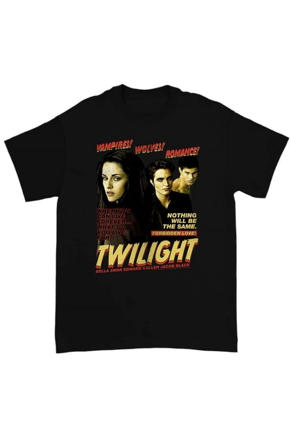 Twilight Saga T-Shirt, Vampire Wolf Romance Shirt, Graphic Tee
