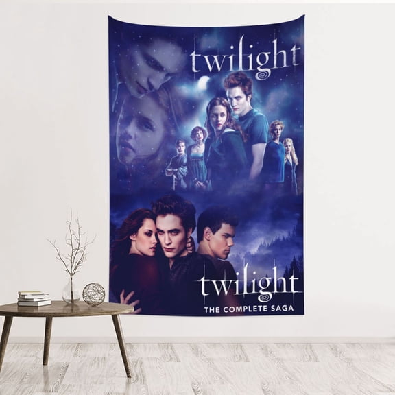 Twilight Saga Tapestry Wall Hanging Home Decoration Wall Blanket Dormitory Living Room Bedroom Backdrop Poster( 60x40inch)
