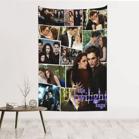 Twilight Saga Tapestry Wall Hanging Home Decoration Wall Blanket Dormitory Living Room Bedroom Backdrop Poster( 60x40inch)