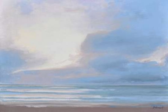 Twilight Santa Barbe Canvas Art - Clement Nivert (24 x 36)