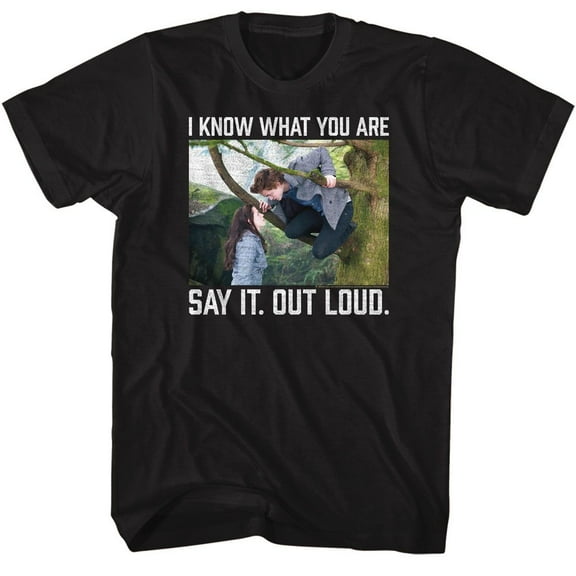 Twilight Say It Out Loud Black Adult T-Shirt 3Xlt