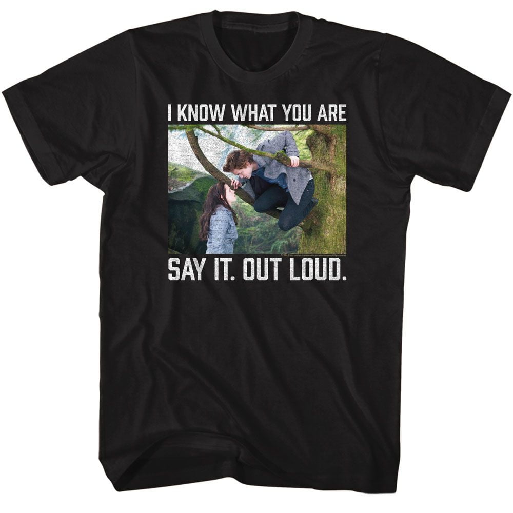 Twilight Say It Out Loud Black T-Shirt 
