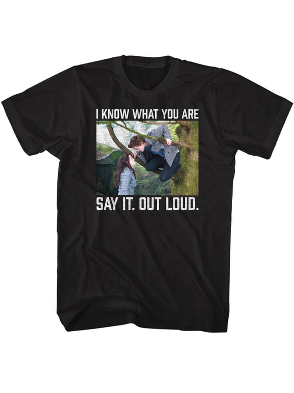 Twilight Say It Out Loud Black T-Shirt