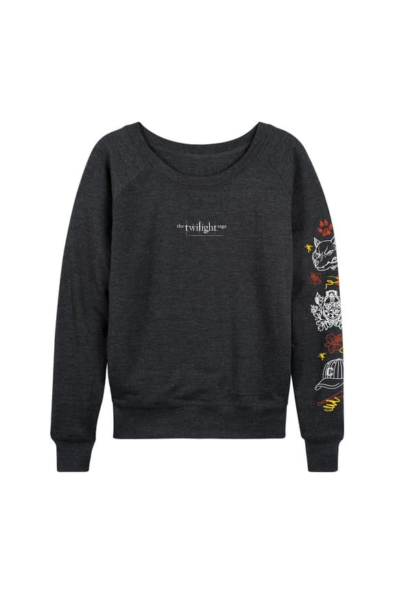 - Sleeve Icons - Women's French Terry Long Sleeve Pullover